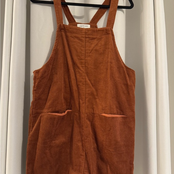 Women's Corduroy Dress in Rust by the Post - Picture 1 of 3